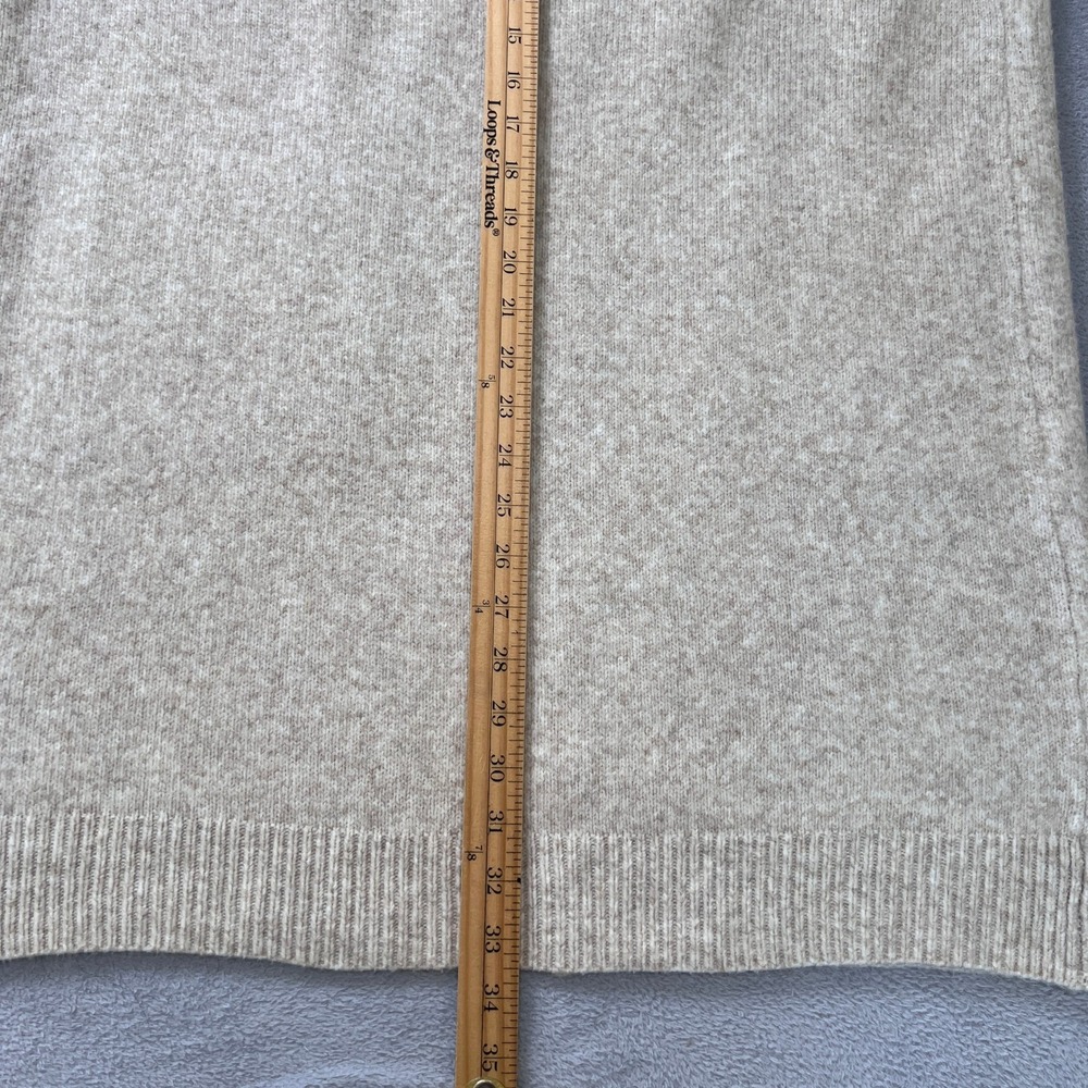 Boundless North Beige Floral Embroidered Knit Cardigan Sweater Women's Large - Picture 8 of 10